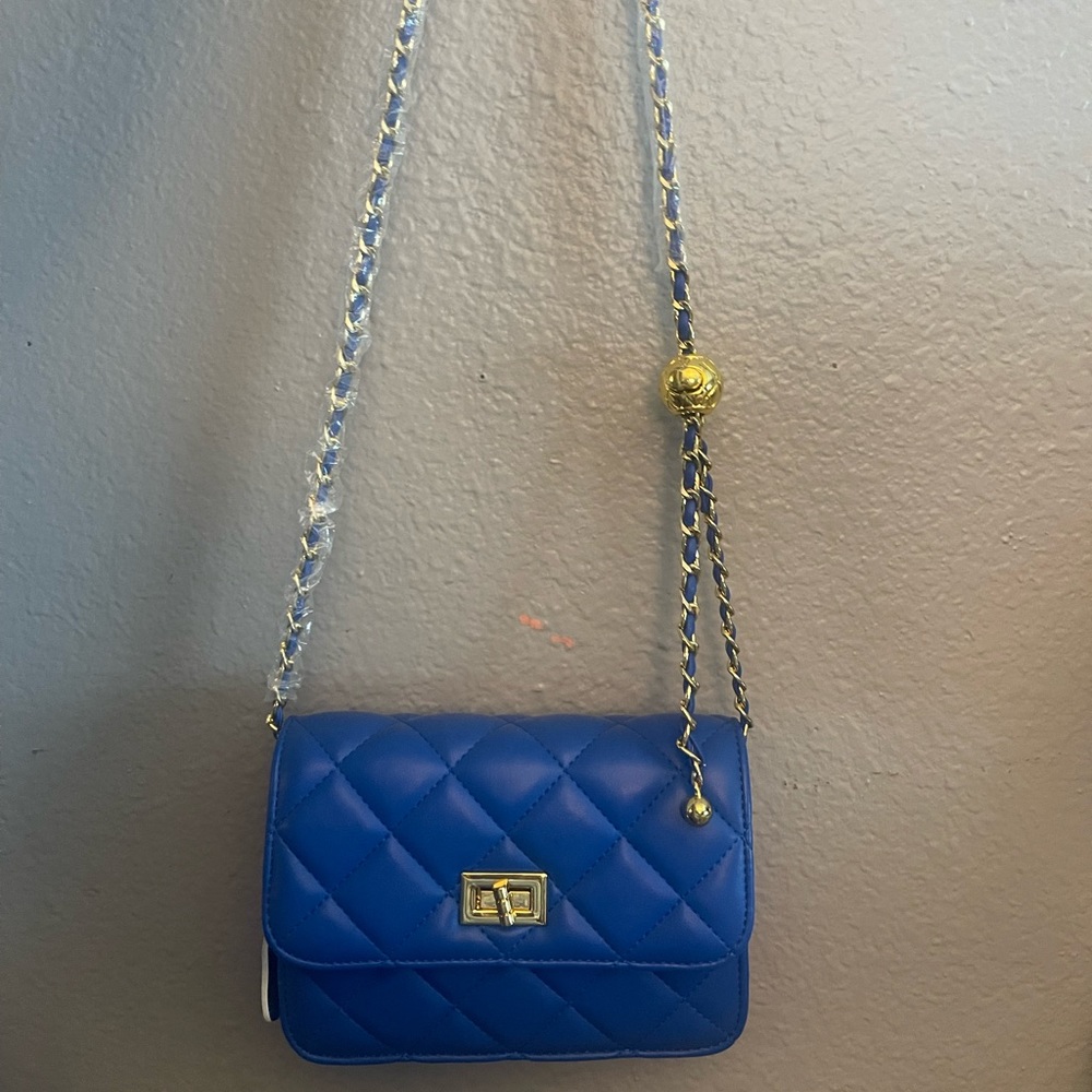 Small blue purse